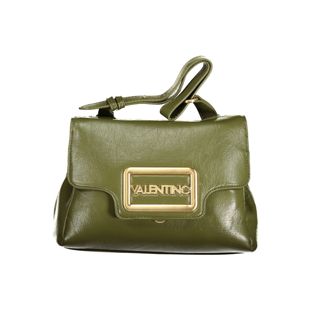 Mario Valentino Green Polyethylene Handbag with adjustable handle and strap, 2 compartments, central pocket, logo, zip and snap closure.