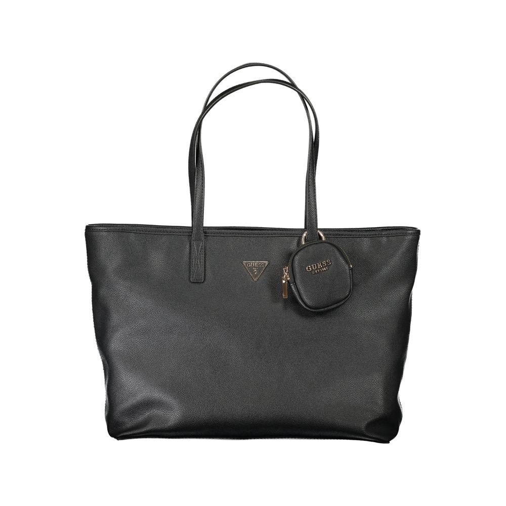 Front view with bag zipped and handles upright.