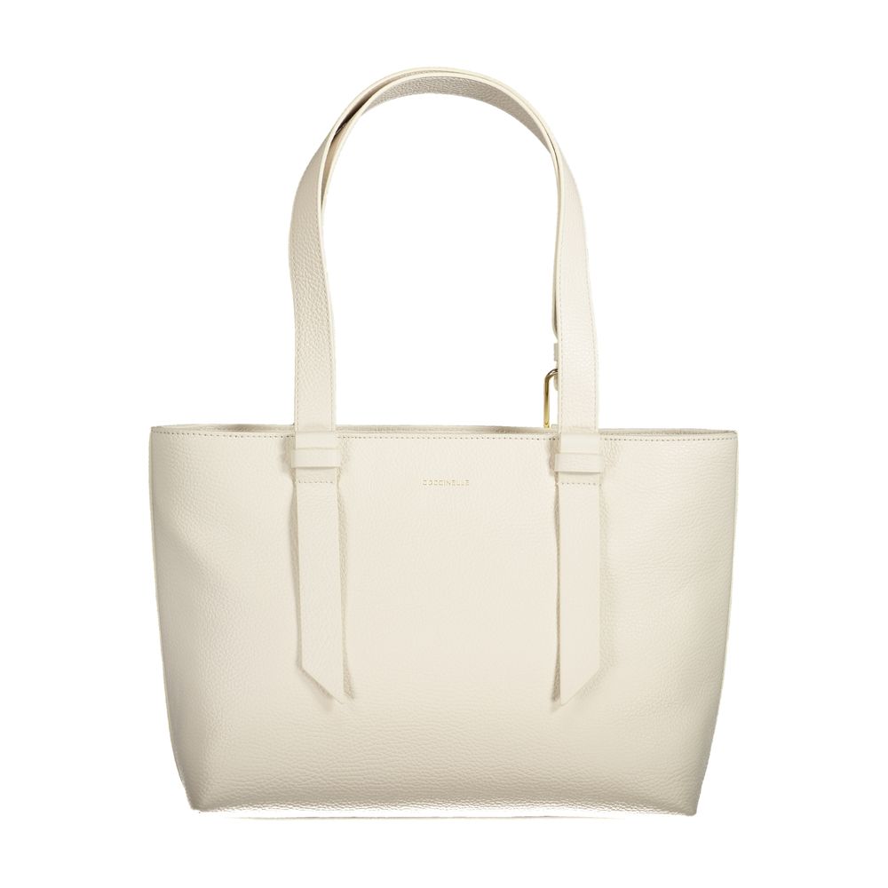 Front view with bag zipped and handles upright.