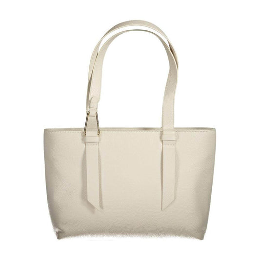 Coccinelle White Leather Handbag CO-35672