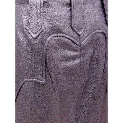 Tom Ford Purple Polyamide Midi Skirt
