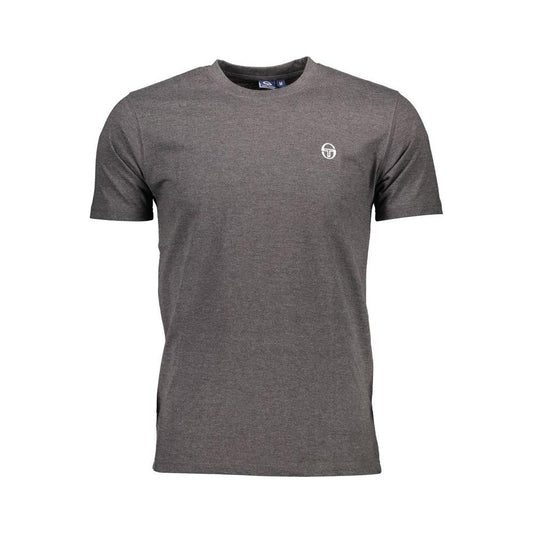Sergio Tacchini Brown Cotton Men T-Shirt