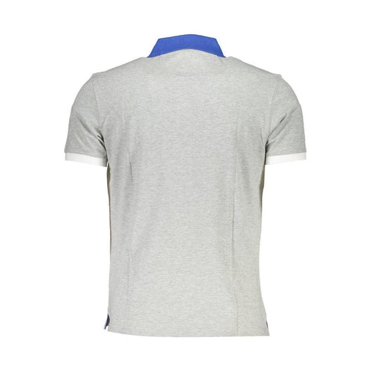La Martina Brown Cotton Men Polo Shirt