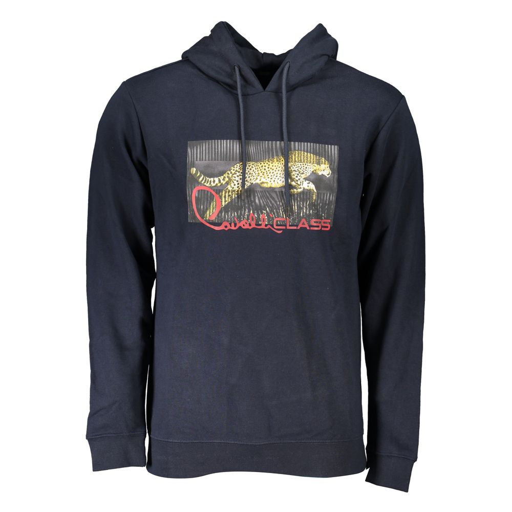 Cavalli Class Blue Cotton Men Sweater CA-26730-S