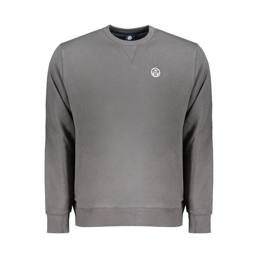 North Sails Brown Cotton Men Sweater