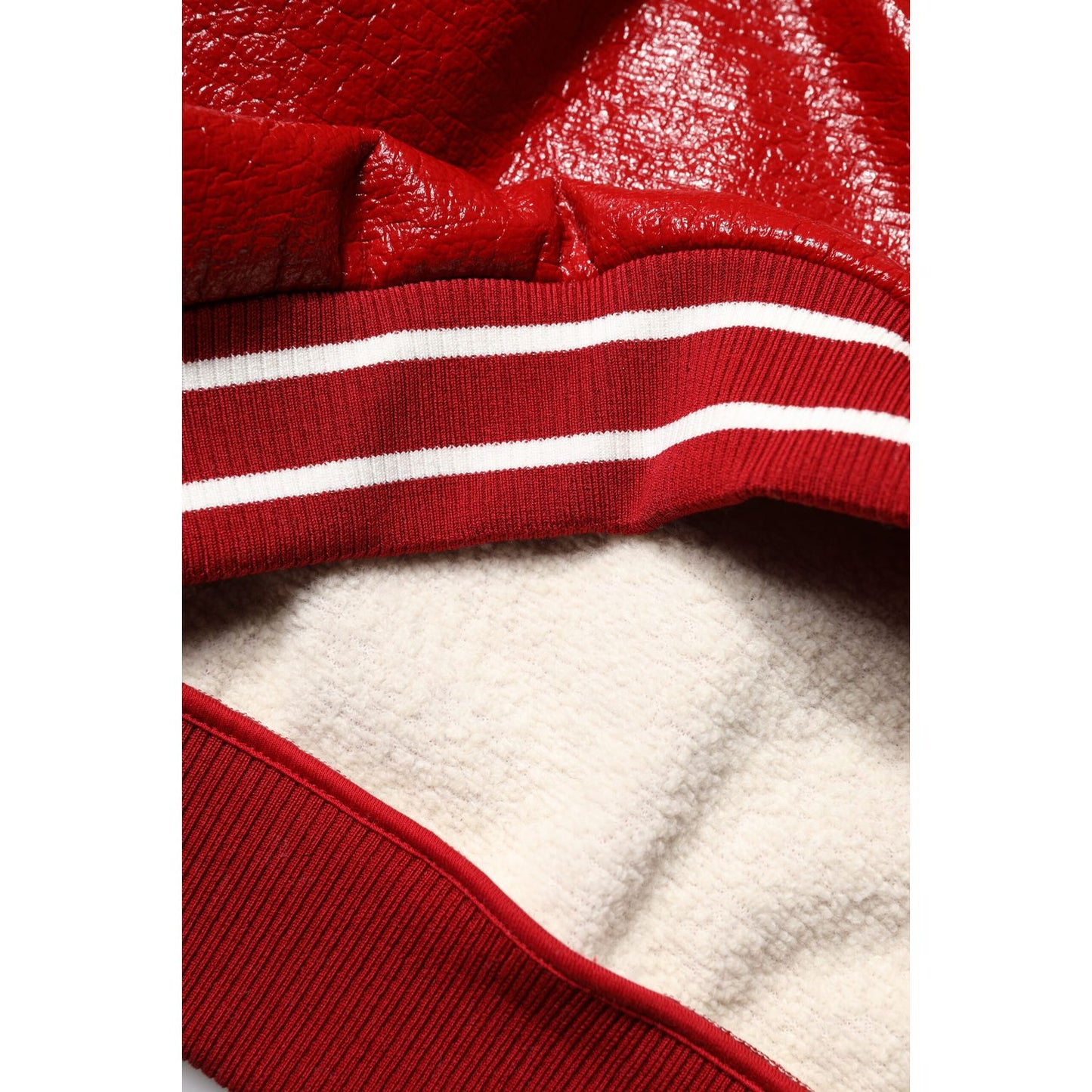 Dolce & Gabbana Red Wool DGLogo Embroidery Pullover Sweater