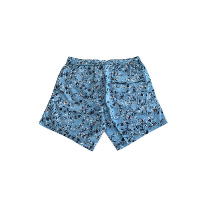 Trussardi Beachwear Light Blue Polyester Men Swim Short