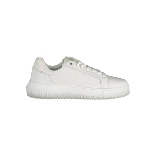 Calvin Klein White Leather Women Sneaker