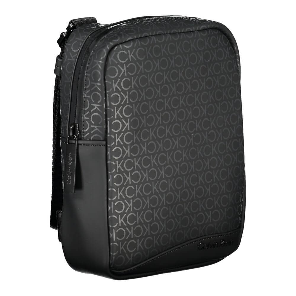 Calvin Klein Black Polyester Men Shoulder Bag