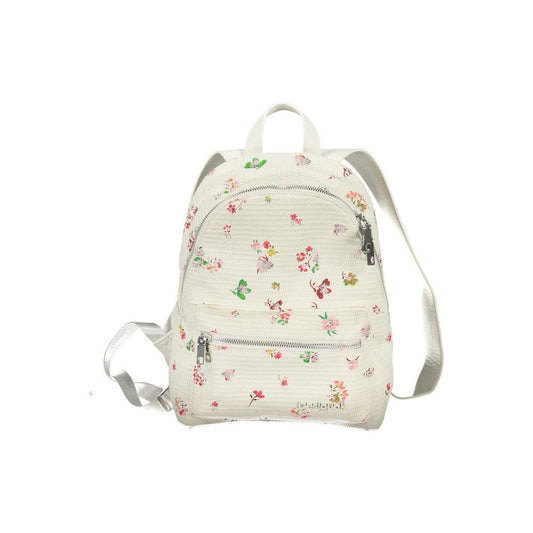 Desigual White Polyethylene Backpack