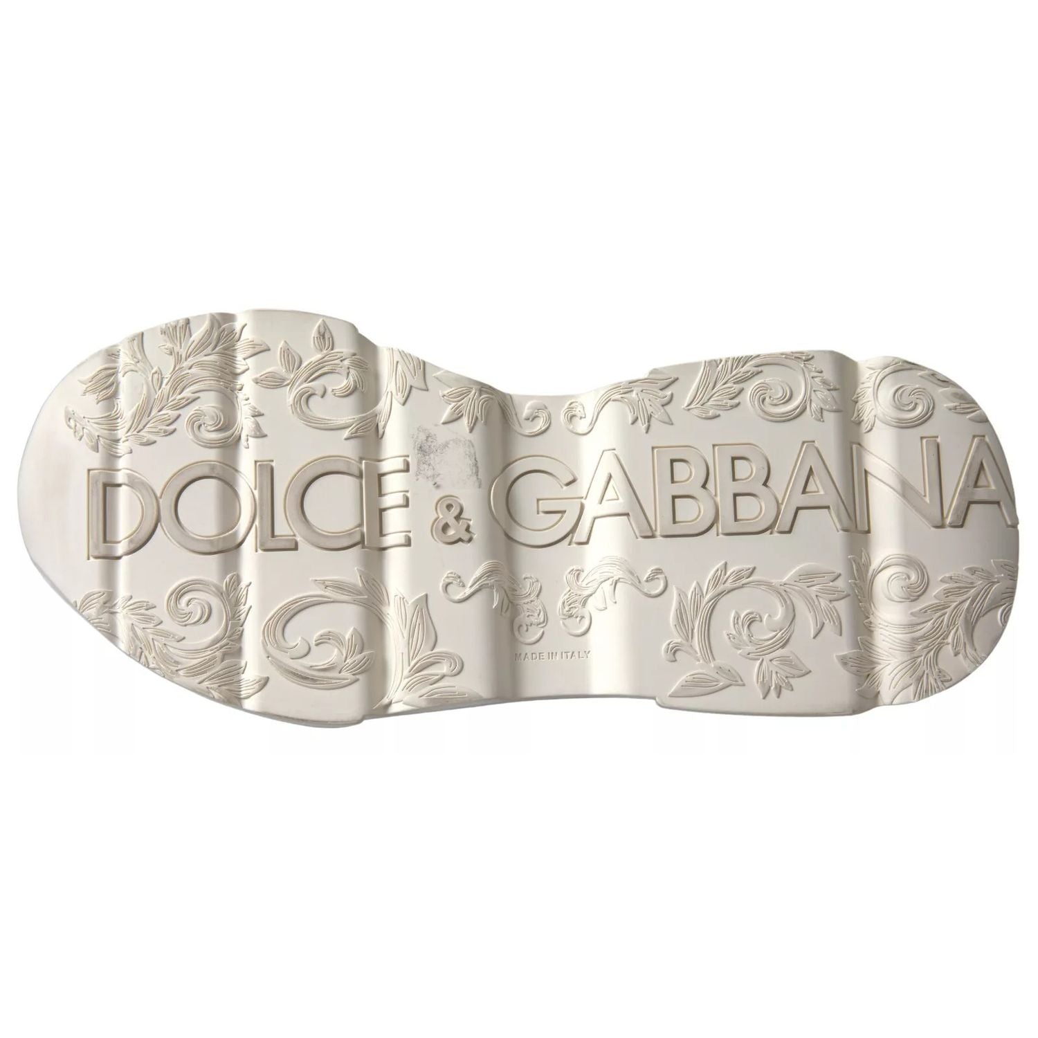 Dolce & Gabbana Sneakers White Beige Leather Sport DAYMASTER Shoes