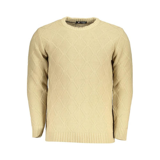 U.S. Grand Polo Elegant Diamond Pattern Crew Neck Sweater