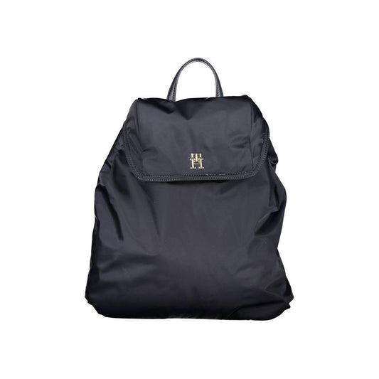 Tommy Hilfiger Blue Polyester Women Backpack