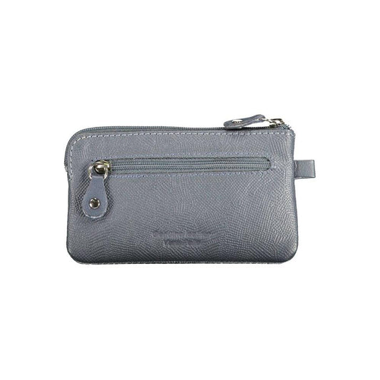 Sergio Tacchini Blue Leather Wallet