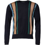 Dolce & Gabbana Multicolor Stripes Crew Neck Pullover Sweater TSH90521-48
