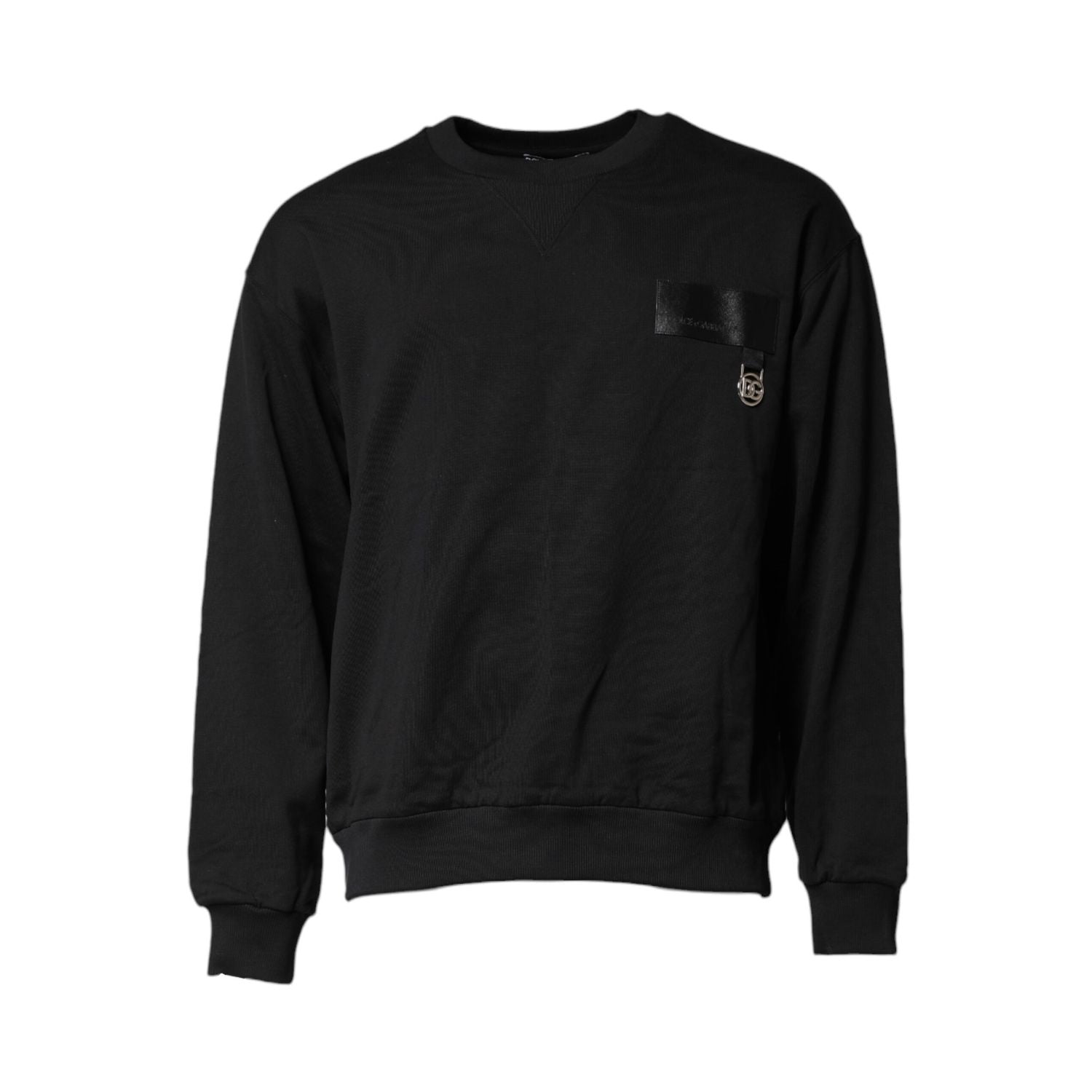 Dolce & Gabbana Black DG Logo Crew Neck Sweatshirt Sweater