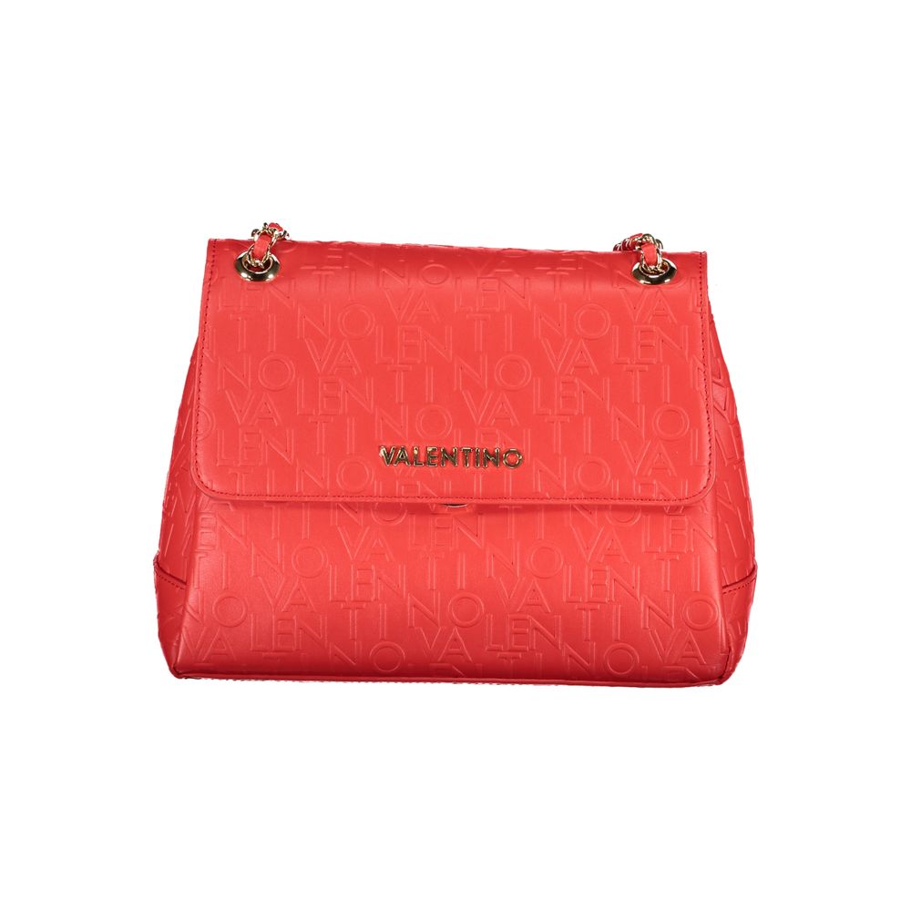 Front view with bag zipped and handles upright.