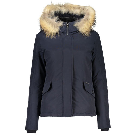 Woolrich Blue Cotton Jackets & Coat WO-24339-L