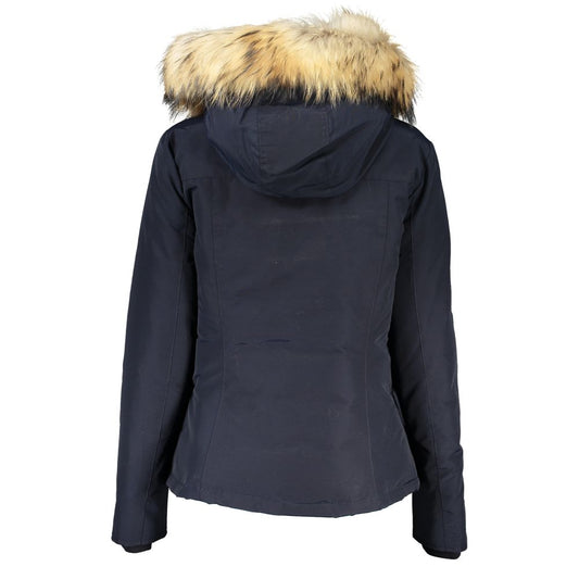 Woolrich Blue Cotton Jackets & Coat WO-24339-L