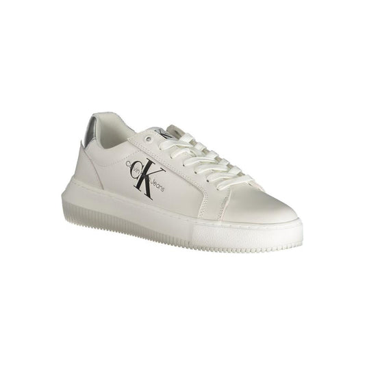 Calvin Klein White Polyester Sneaker