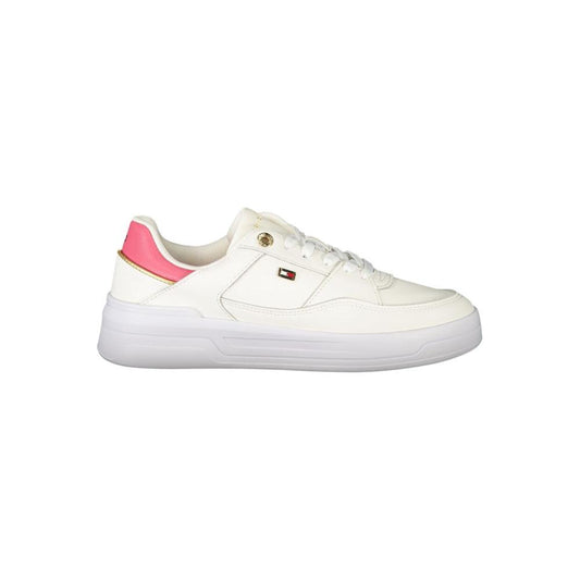 Tommy Hilfiger White Polyethylene Women Sneaker