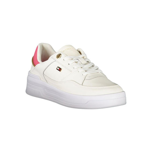 Tommy Hilfiger White Polyethylene Women Sneaker