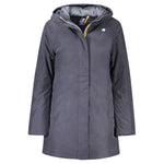 K-WAY Blue Polyamide Women Jacket KW-34184-S