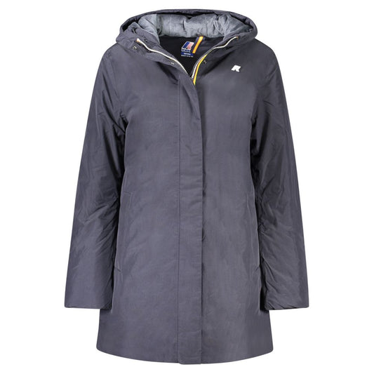 K-WAY Blue Polyamide Women Jacket KW-34184-S