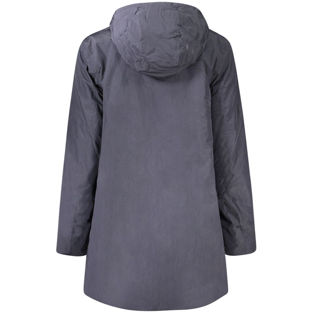 K-WAY Blue Polyamide Women Jacket KW-34184-S