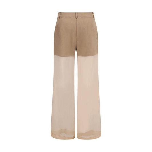 PINKO Semi-transparent Pants PI-104698A2EEL31-IT40 | M