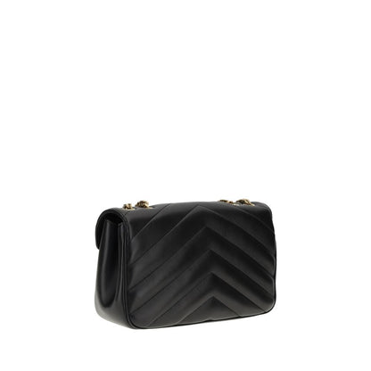 Saint Laurent Black Calf Leather Bos Taurus Shoulder Bag