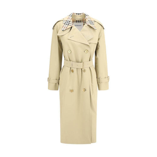 Burberry Castleford Trench Coat with Archive Check collar BU-8111157C2981-8