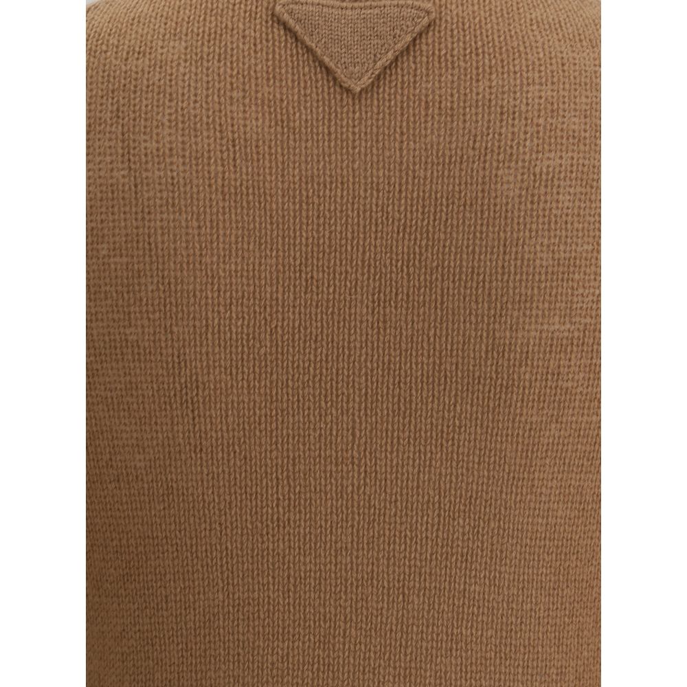 Prada Brown Cashmere Cashmere Sweater