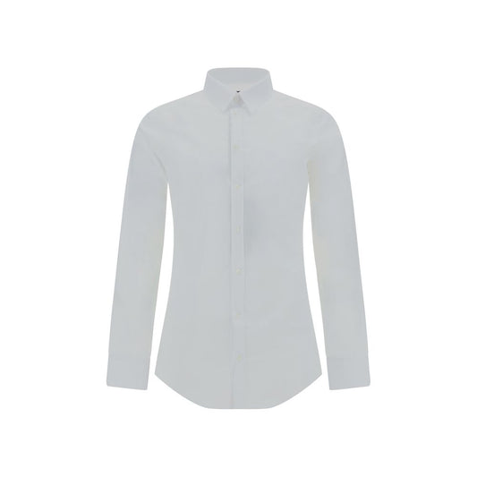 Dolce & Gabbana White Elastane Dress Shirt