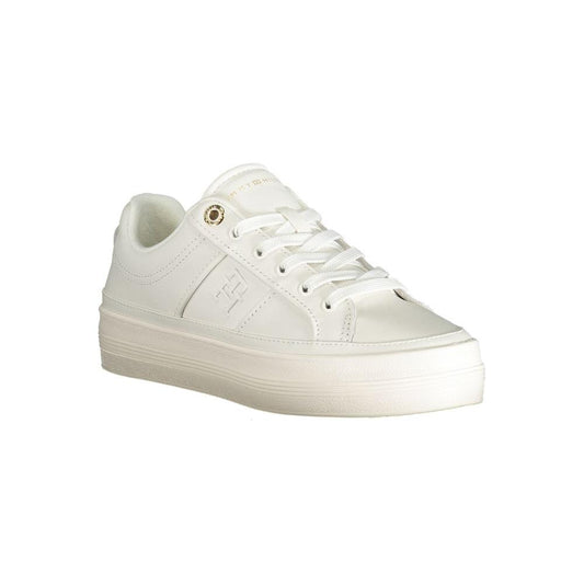 Tommy Hilfiger White Polyethylene Women Sneaker