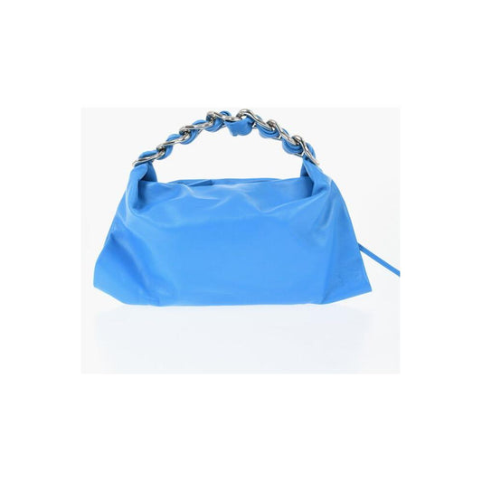 Burberry Leather Shoulder Bag With Chain