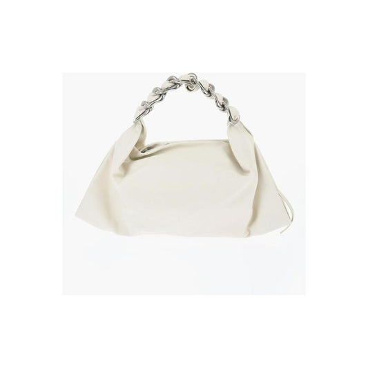 Burberry Leather Shoulder Bag With Chain