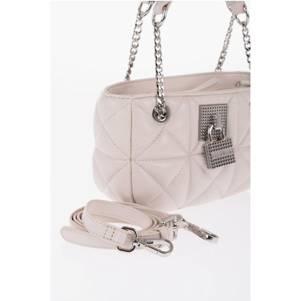 Front view with bag zipped and handles upright.