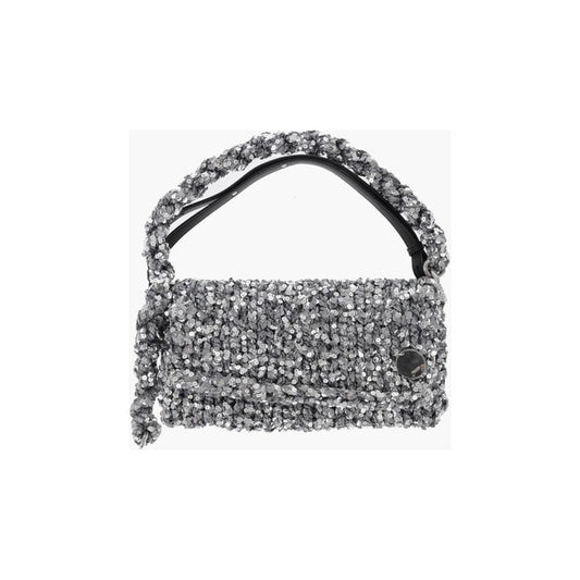 Jil Sander Knitted Shoulder Bag With Sequins