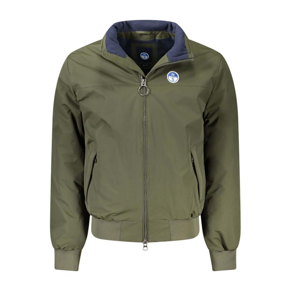 North Sails Green Polyamide Men Jacket NO-32948-S