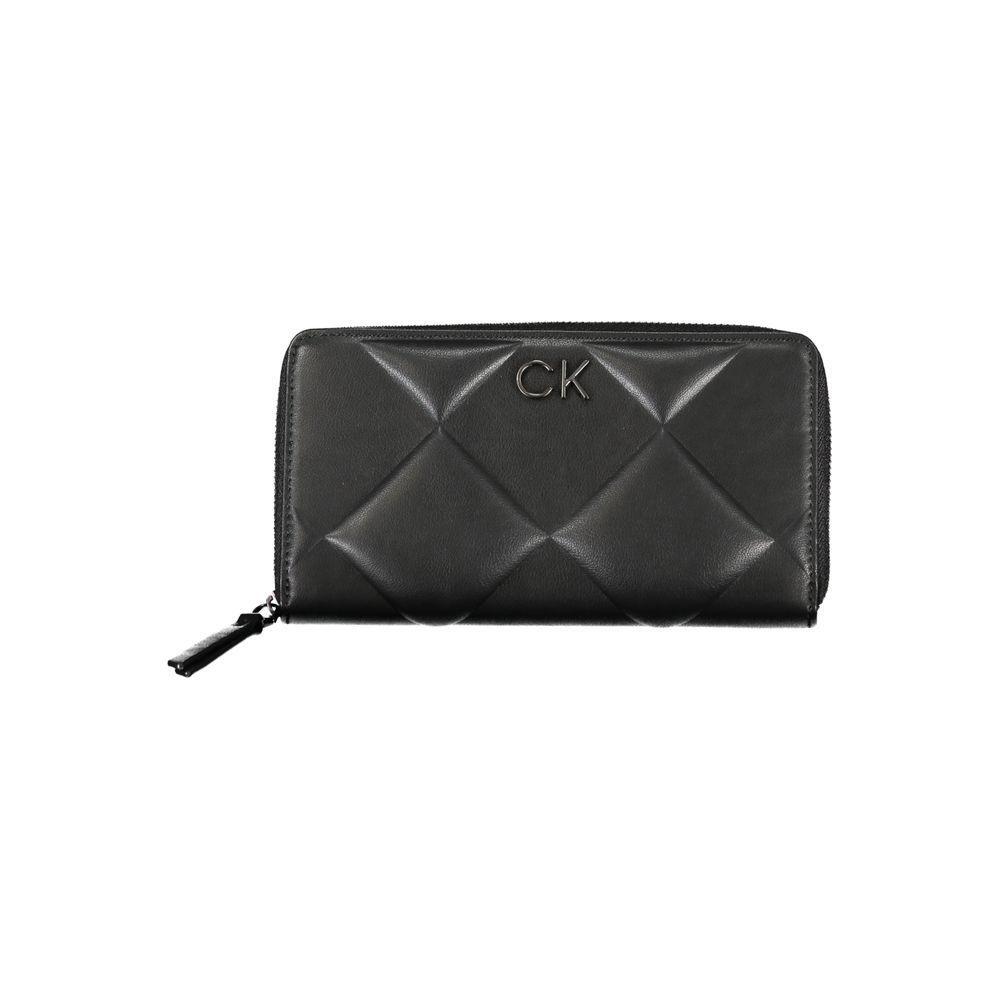 Calvin Klein Sleek Black RFID Blocking Wallet - Chic Accessory CA-26040