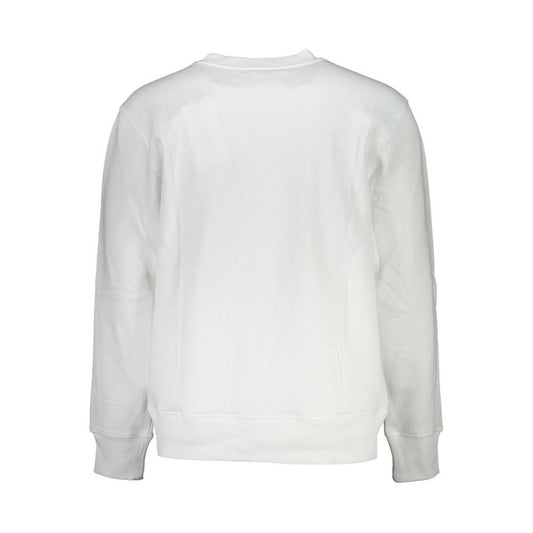 Calvin Klein Crisp White Crew Neck Cotton-Blend Sweater