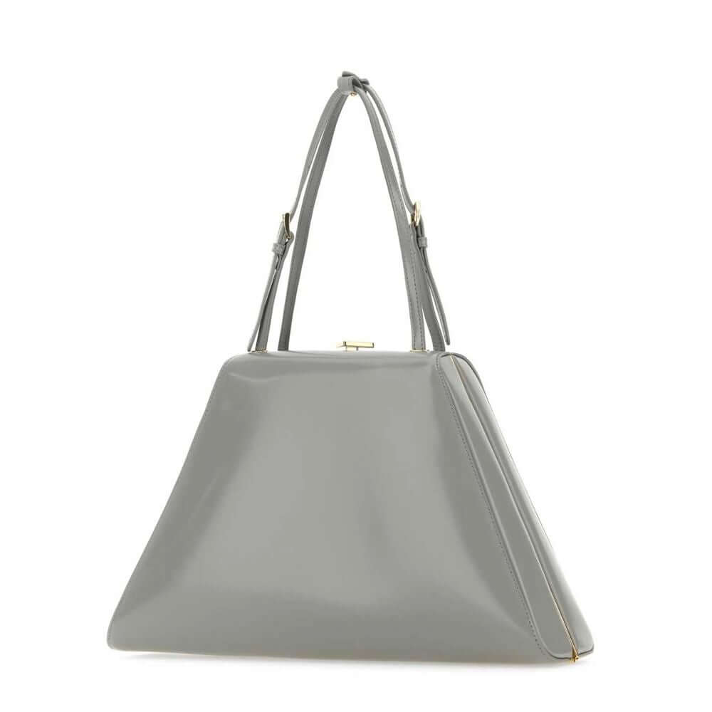 Front view with bag zipped and handles upright.
