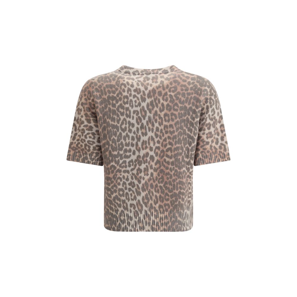 Ganni Multicolor Recycled Wool Sweatshirt
