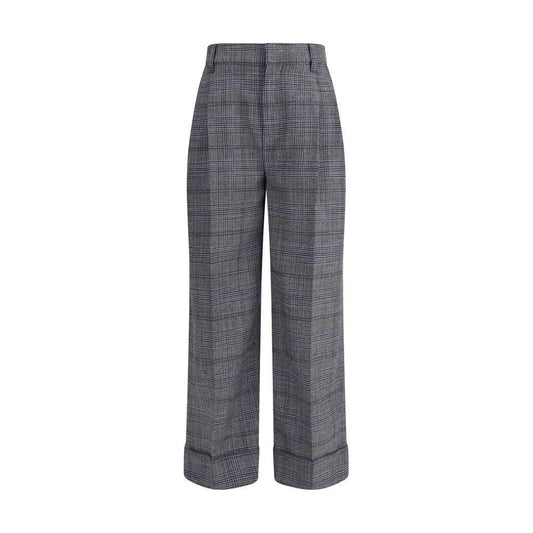 Brunello Cucinelli Prince of Wales patterned Pants BR-MP522P9017C4227-IT42 | L