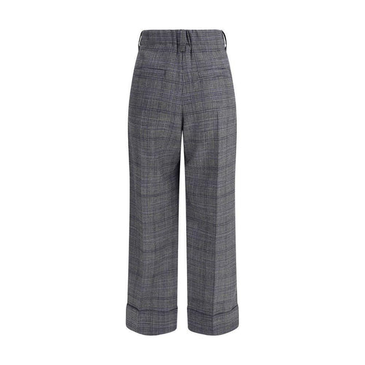 Brunello Cucinelli Prince of Wales patterned Pants BR-MP522P9017C4227-IT42 | L