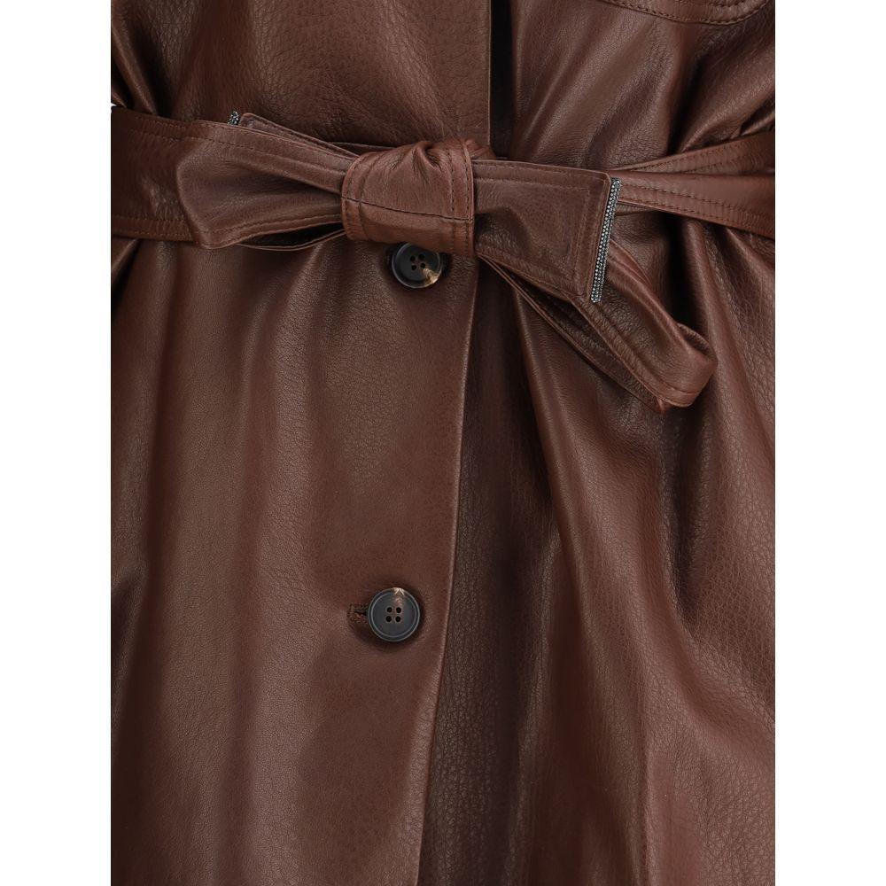 Brunello Cucinelli Saharan leather Jacket BR-MPMUL7453PC4193-IT42 | L