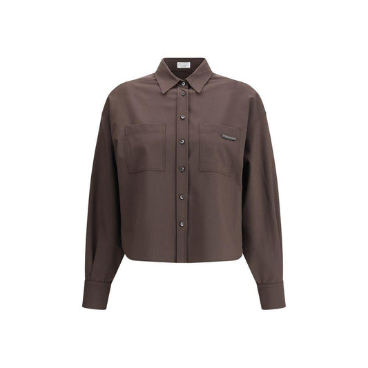 Brunello Cucinelli Wool Shirt BR-MPW07NB206C019-L