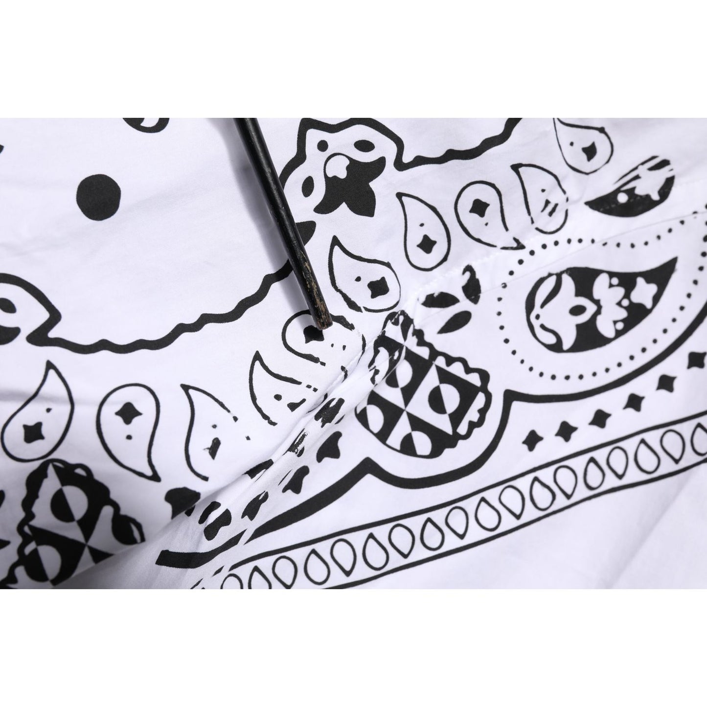 Dolce & Gabbana White MARTINI Bandana Print Formal Shirt