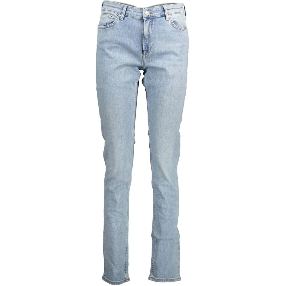 Gant Blue Organic Cotton Women Jeans